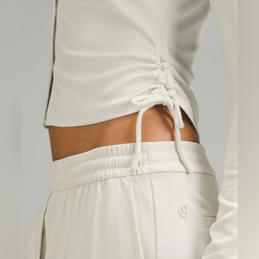 Lululemon Side-Cinch Ribbed Cardigan - Picture 4 of 14